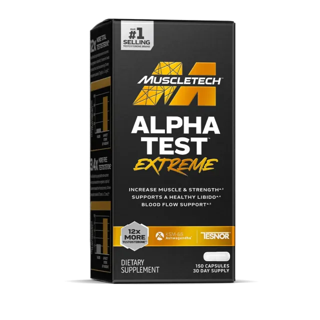 MuscleTech AlphaTest AlphaTest Extreme Testosteron-Supplement Standardvariante