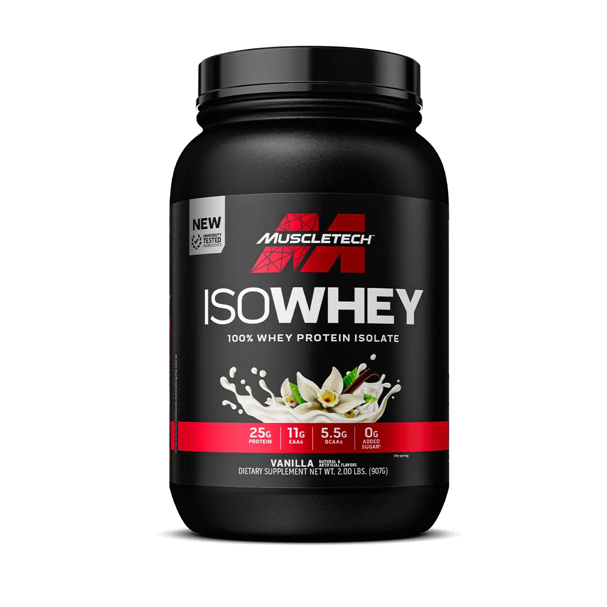 MuscleTech IsoWhey Proteinpulver Schoko 2 lb Isolat