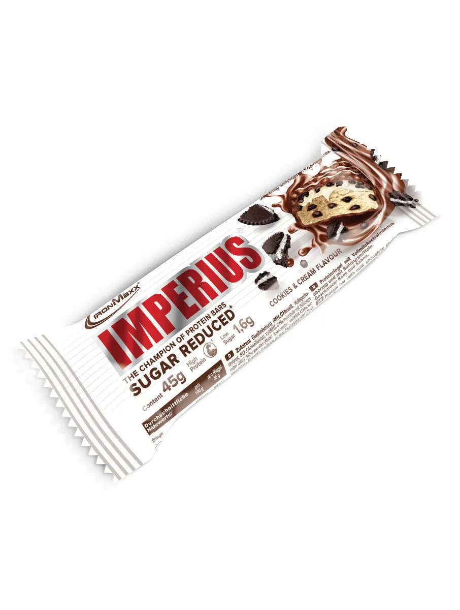 Iron Maxx Imperius Proteinriegel 24x45g Cookies & Cream Box