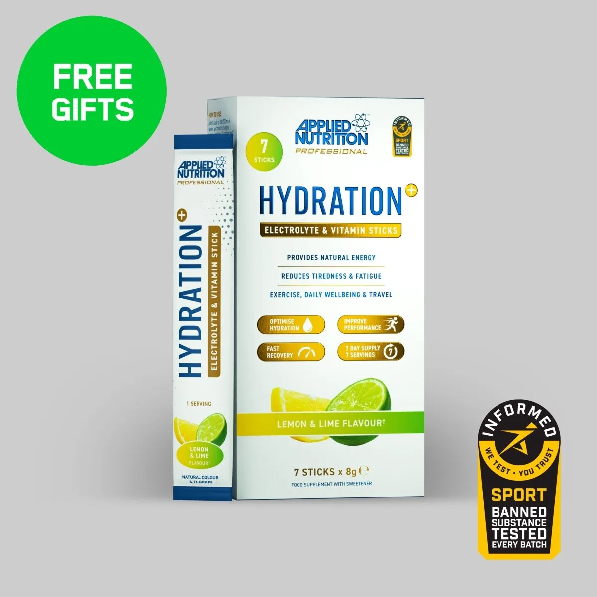 Applied Nutrition Hydration+ Elektrolytpulver 240 g 30 Portionen