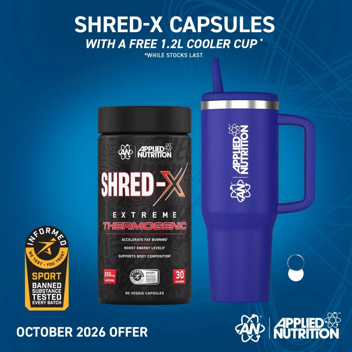 Applied Nutrition Shred-X Fatburner 90 Kapseln thermogen