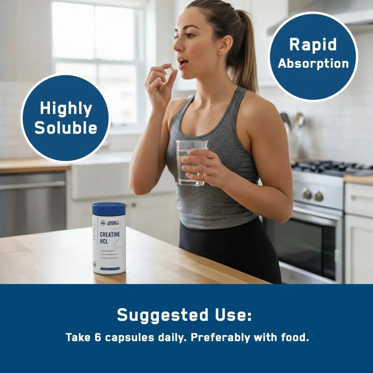 Applied Nutrition Creatine HCL Kapseln 180 Stück 3g