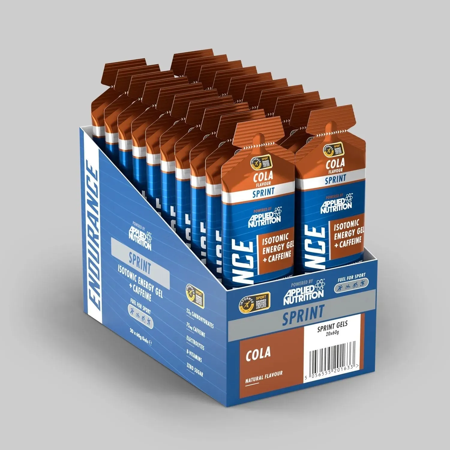Applied Nutrition Sprint Energy Gel Koffein Johannisbeere Einzelgel