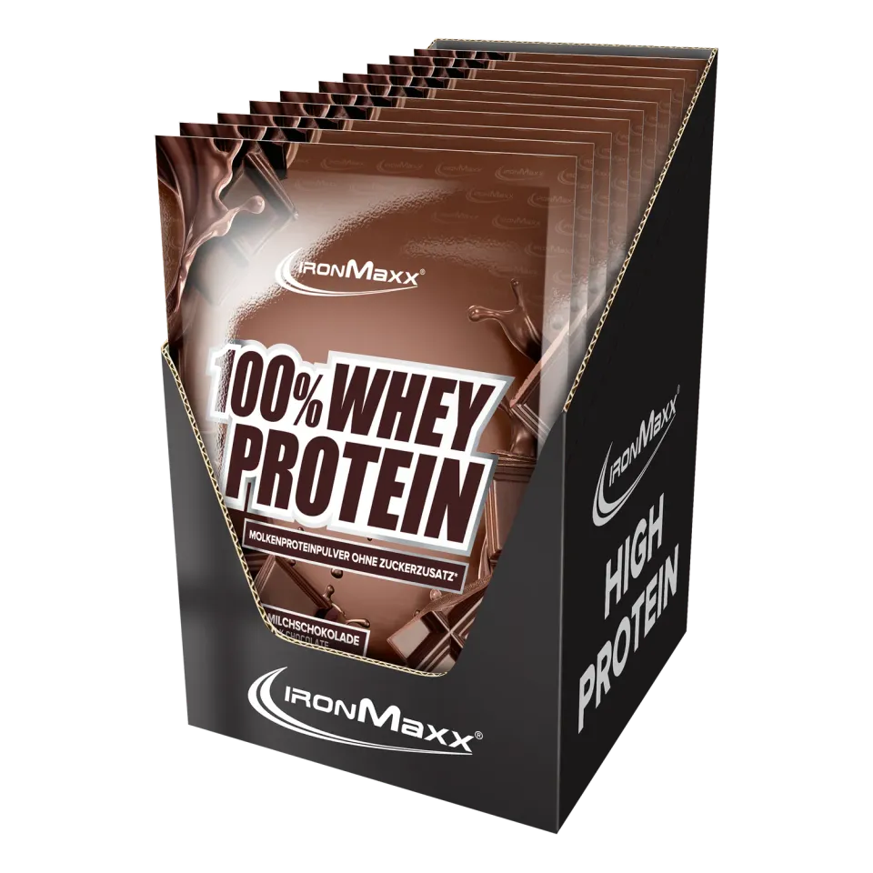 Iron Maxx 100% Whey Protein Pulver 10x30g Schoko