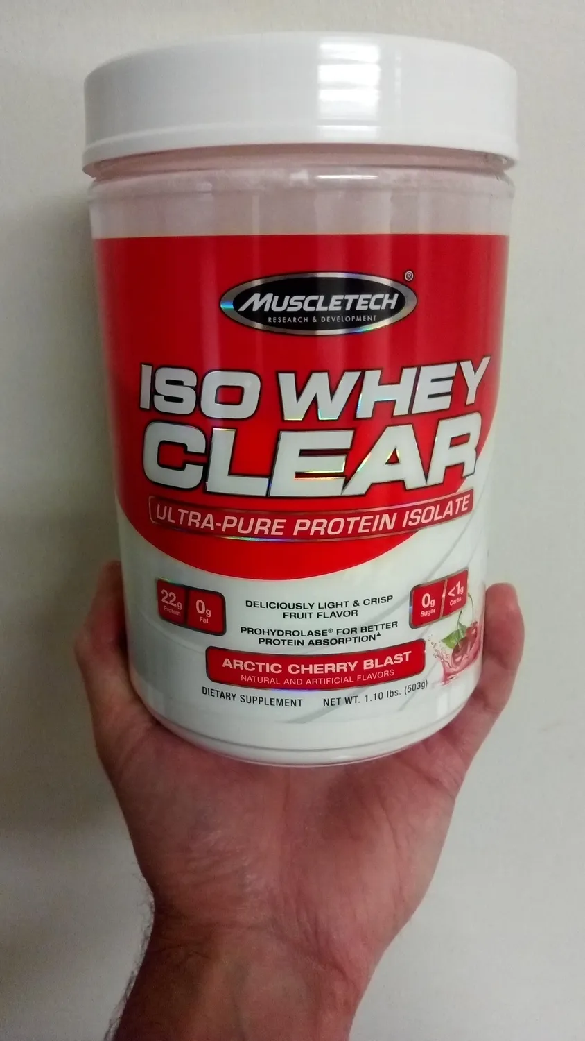 MuscleTech Iso Whey Clear Proteinpulver verschiedene Sorten leicht