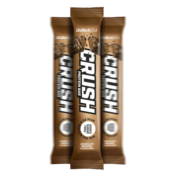 BioTechUSA Crush Bar Proteinriegel 64 g Cookies & Cream ohne Zuckerzusatz