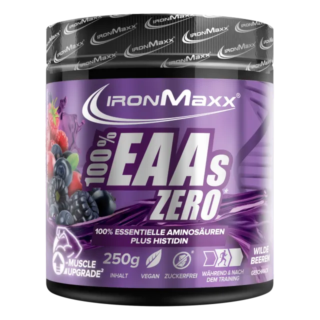 Iron Maxx 100% EAAs Zero Aminosäuren 250g Wild Berries