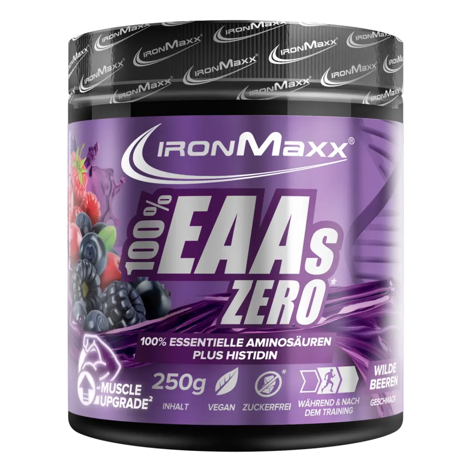 Iron Maxx 100% EAAs Zero Aminosäuren 250g Wild Berries