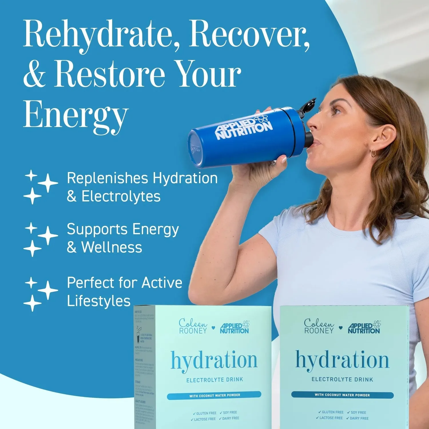 Applied Nutrition Coleen Hydration Pulver 14 Sticks Zink