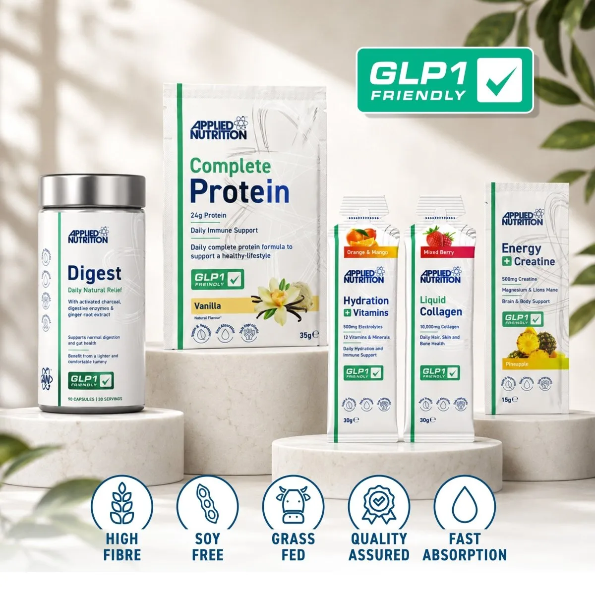 Applied Nutrition Complete Protein Shake Vanille Einzelsachet Whey
