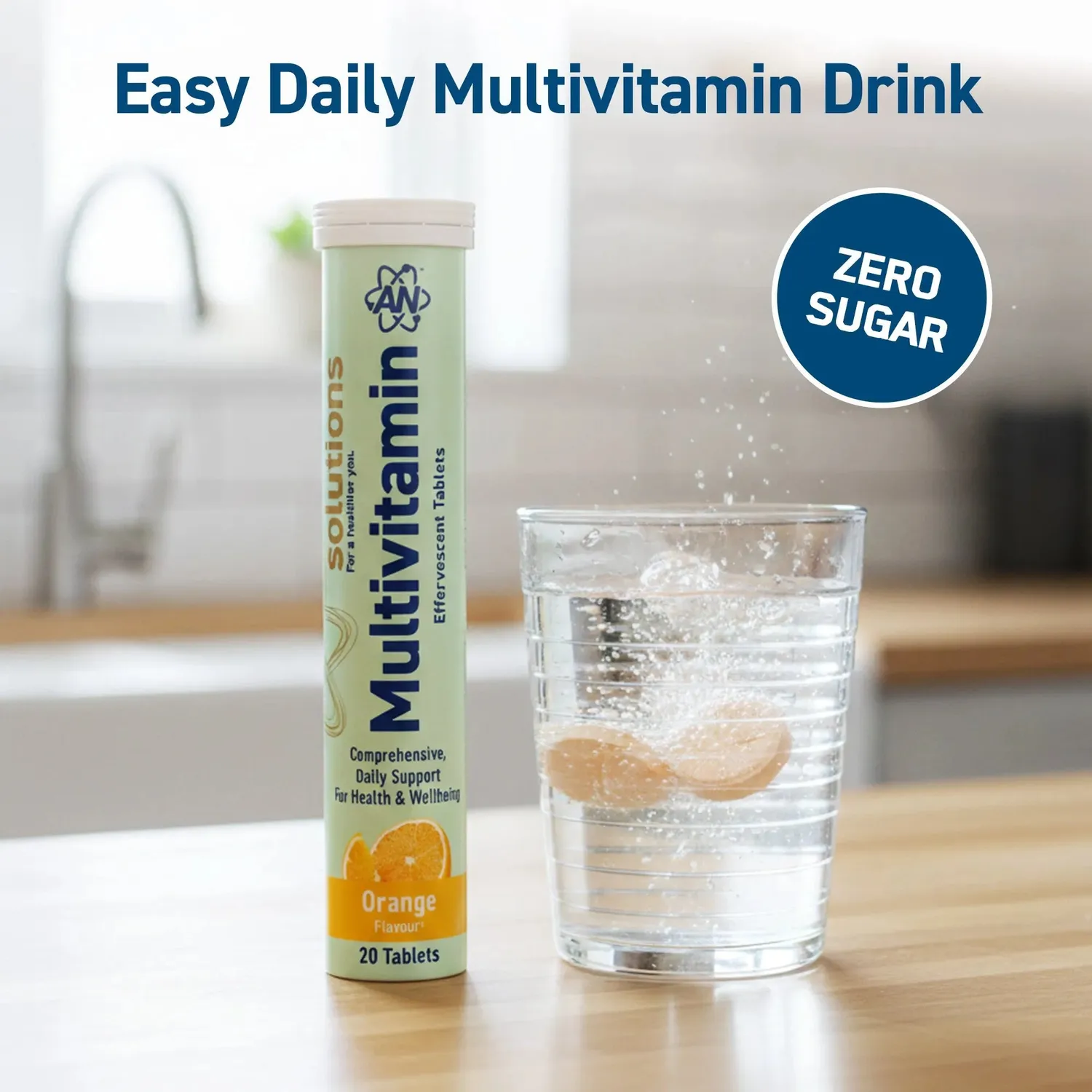 Applied Nutrition Solutions Multivitamin Brausetabletten Orange 6er Pack