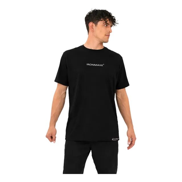 Iron Maxx T-Shirt Herren Schwarz Größe S Baumwolle