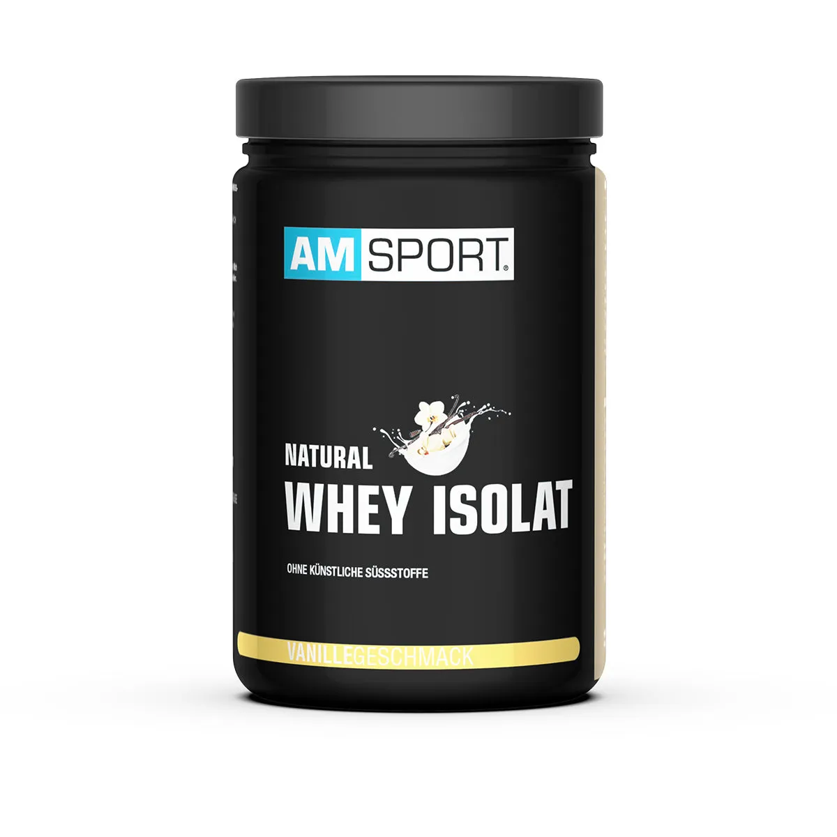 AMSPORT Natural Whey Isolat 330 g Pulver Vanille natürlich