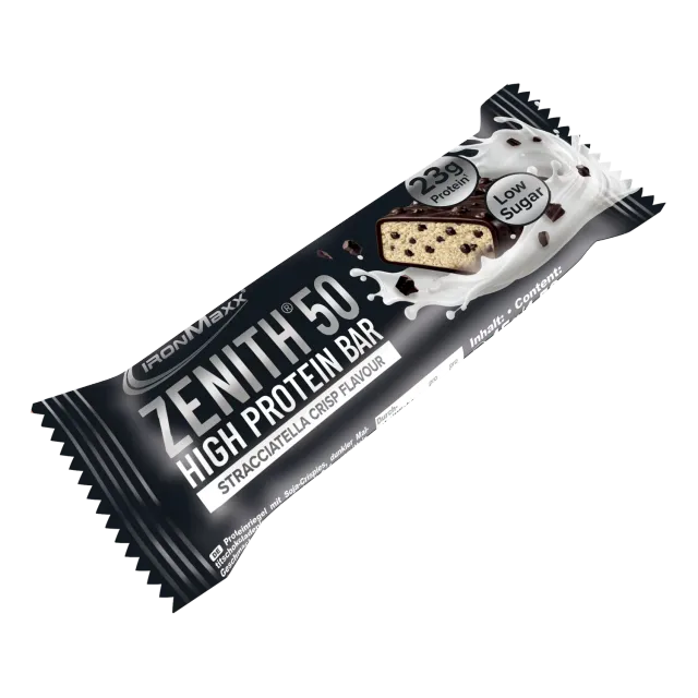Iron Maxx Zenith 50 Proteinriegel Stracciatella Crisp 45g 23g Eiweiß