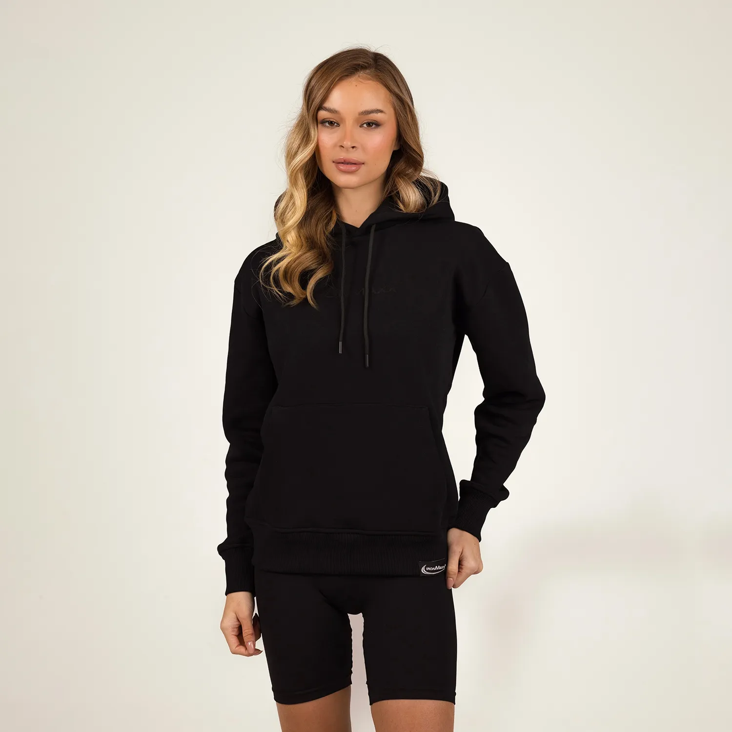 Iron Maxx Hoodie Schwarz Unisex Größe S oversized