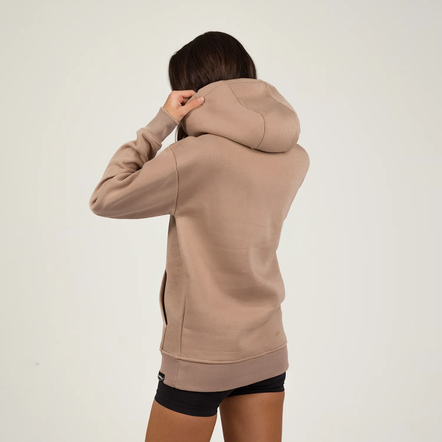 Iron Maxx Hoodie Beige Unisex S Oversized Baumwollmix