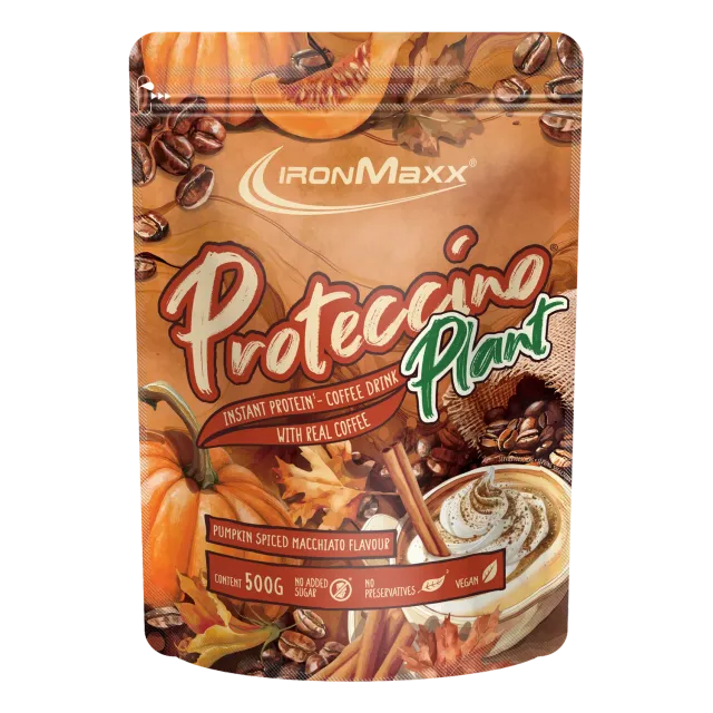Iron Maxx Proteccino Plant 500g Pumpkin Protein-Kaffee