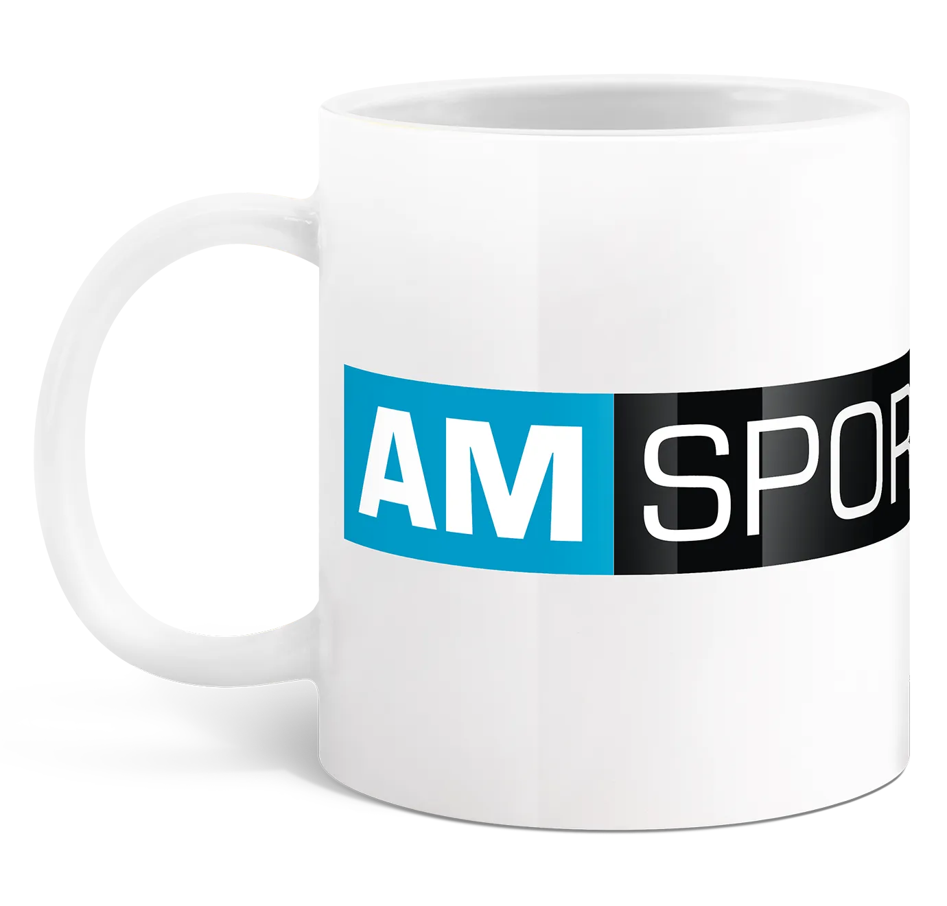 AMSPORT Tasse Logo Keramikbecher 330 ml