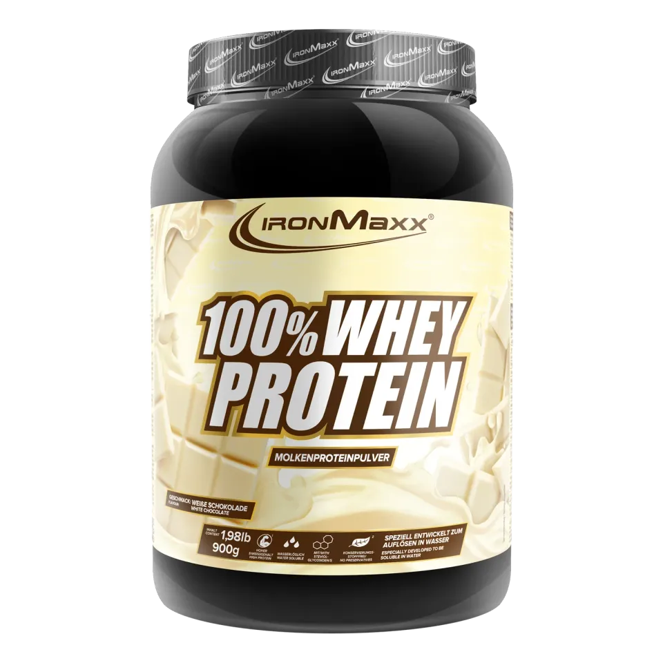 Iron Maxx 100% Whey Protein 900 g Weiße Schokolade Whey