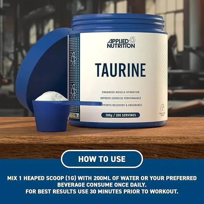 Applied Nutrition Taurin Pulver 200g 200 Portionen