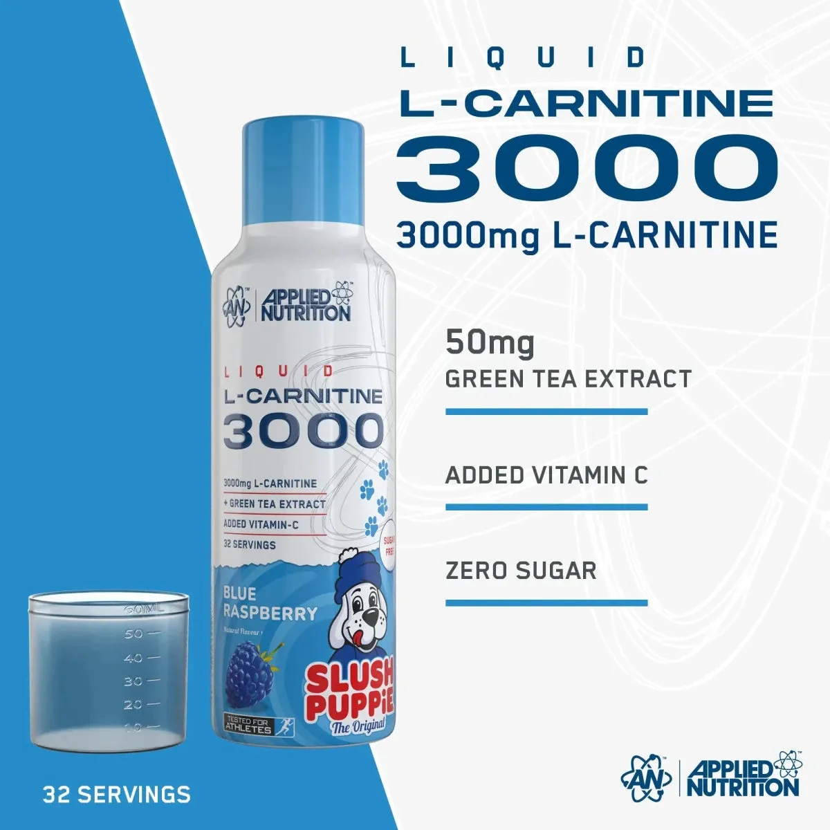 Applied Nutrition L-Carnitin Liquid 3000 Frucht 500ml