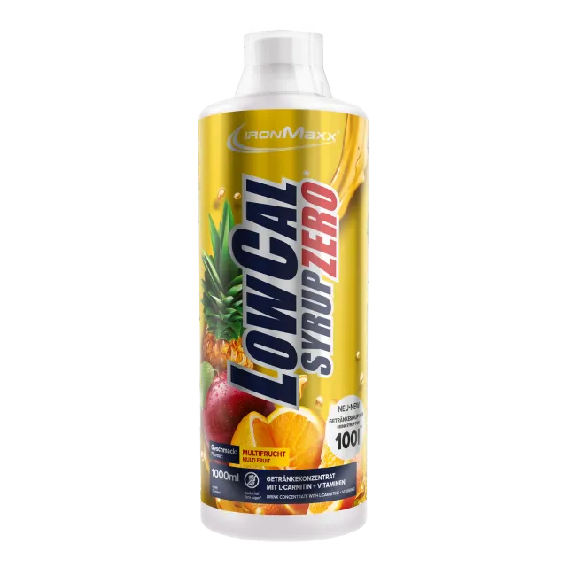 Iron Maxx LowCal Syrup Zero 1000ml Multifrucht Getränkesirup