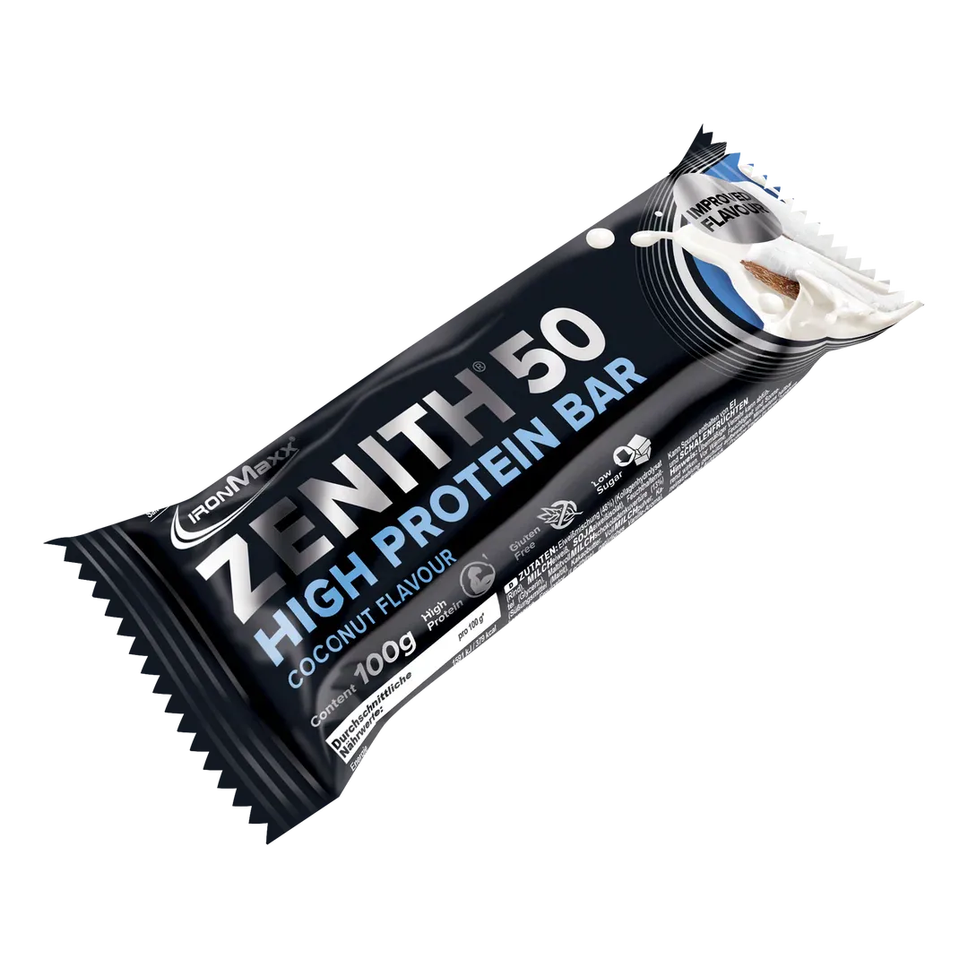 Iron Maxx ZENITH® 50 Protein Riegel Kokosnuss 12x100 g