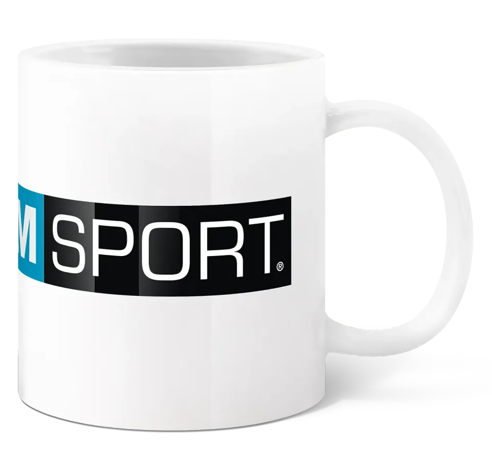 AMSPORT Tasse Logo Keramikbecher 330 ml