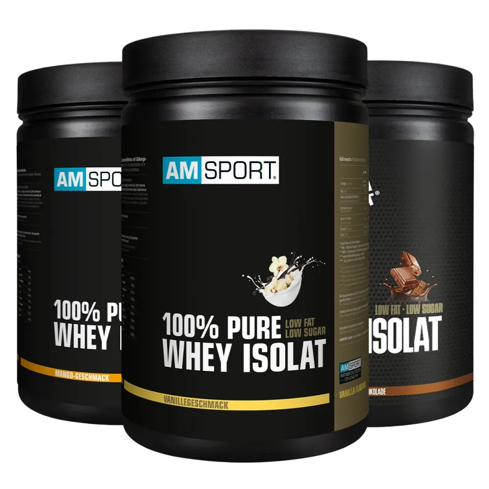 Amsport High Premium Whey Isolat Proteinpulver 700 g laktosearm