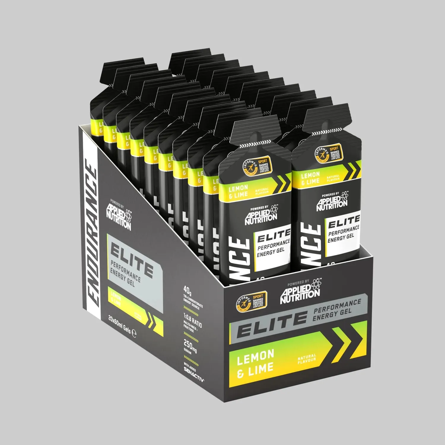 Applied Nutrition Endurance Elite Energiegel Einzelgel Orange Burst