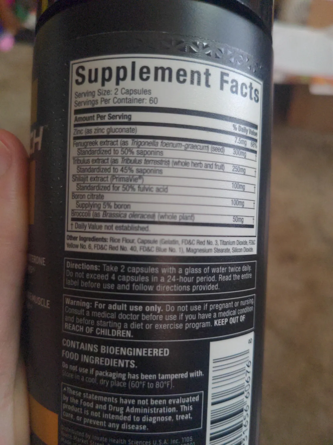 MuscleTech AlphaTest Testosteron-Supplement