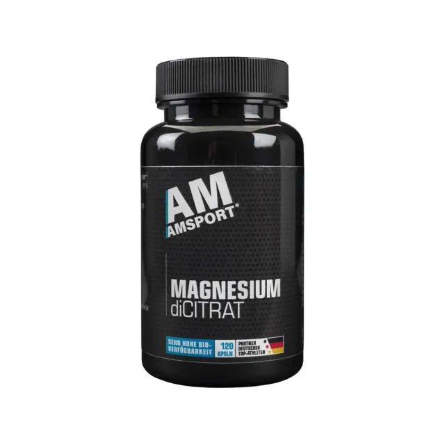 AMSPORT Magnesium diCitrat Kapseln 120 Kapseln vegan