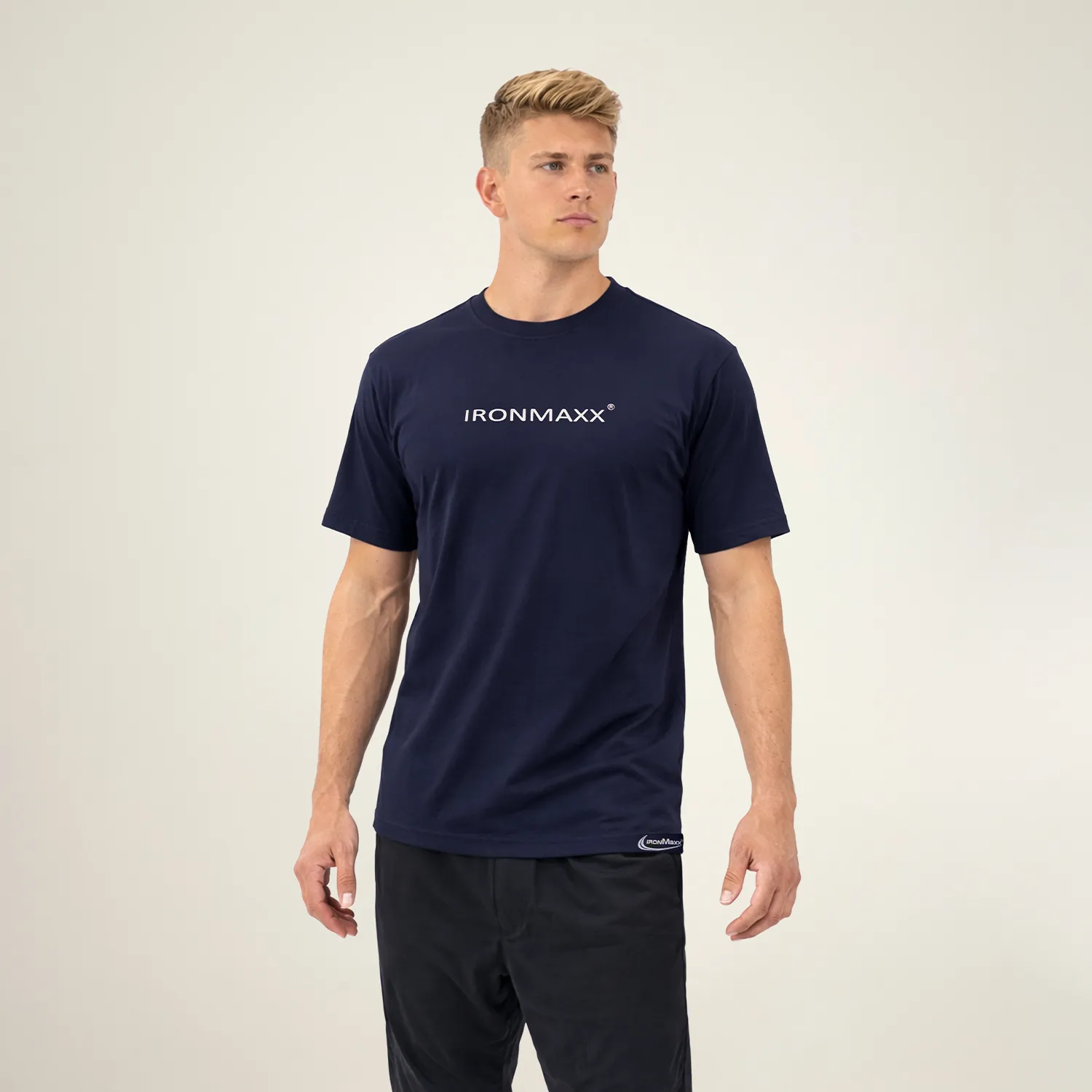 Iron Maxx Herren T-Shirt Dunkelblau Größe L weiche Passform