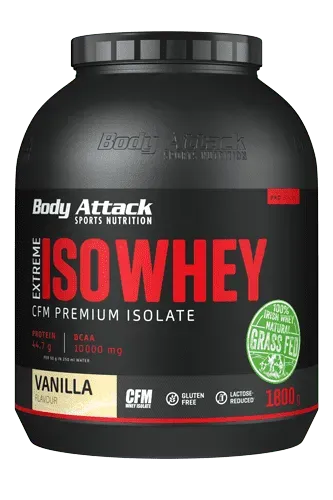 Body Attack Extreme Iso Whey Isolat Chocolate 1,8 kg laktosearm