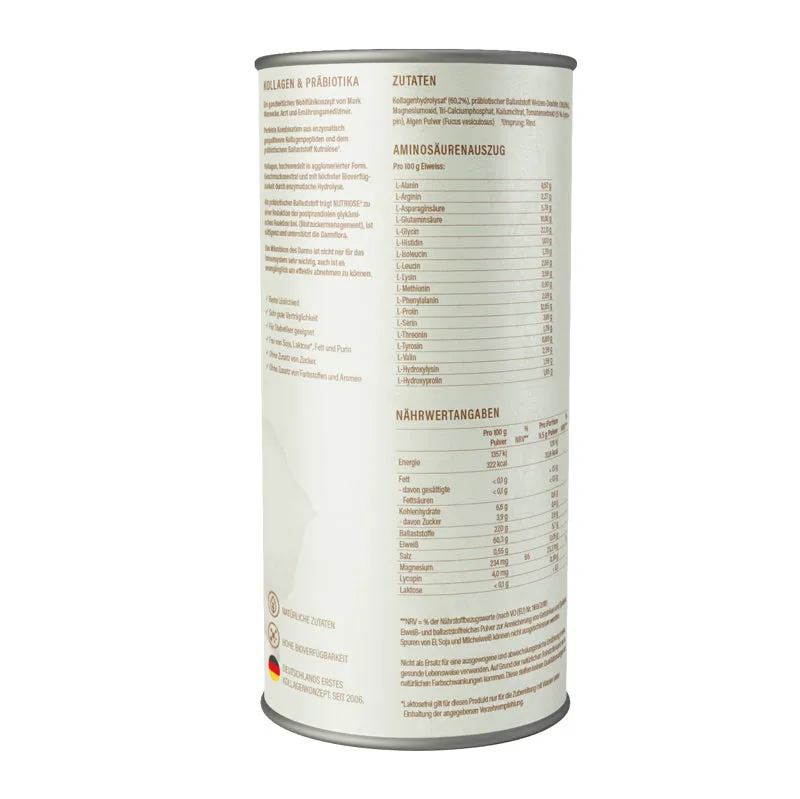 AMFORMULA Beauty & Shape Kollagen Pulver neutral 600g Ballaststoff
