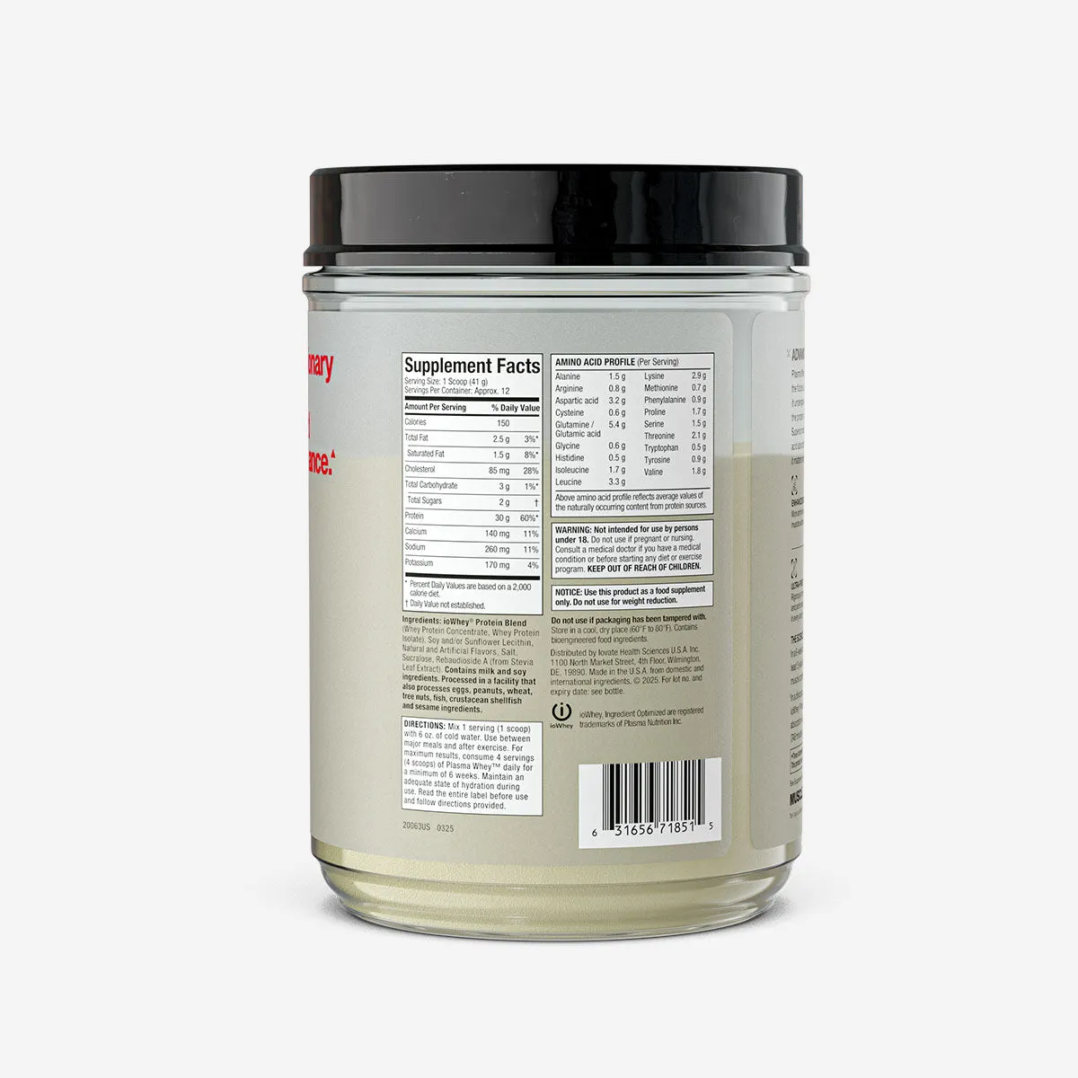 MuscleTech Plasma Whey Whey-Protein Vanilla Cake Batter oder Chocolate Brownie