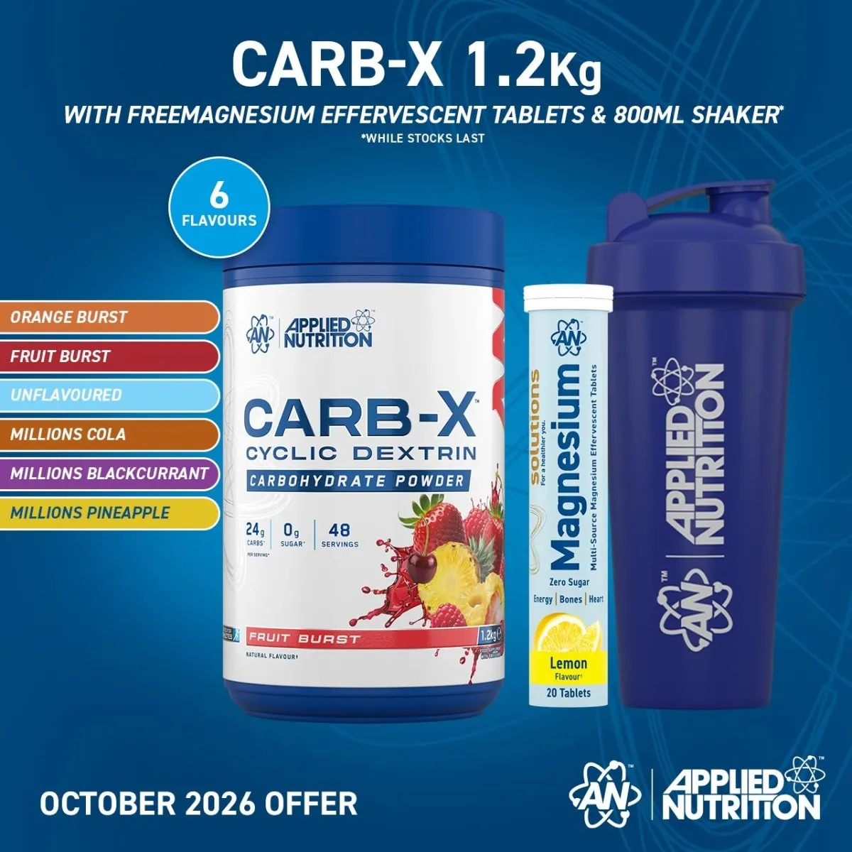 Applied Nutrition Carb X Kohlenhydrate Pulver Orange Burst 125g