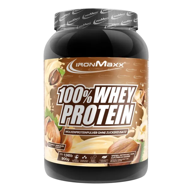 Iron Maxx 100% Whey Protein 900 g Haselnuss Whey