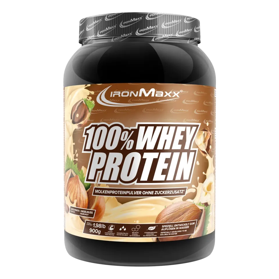 Iron Maxx 100% Whey Protein 900 g Haselnuss Whey
