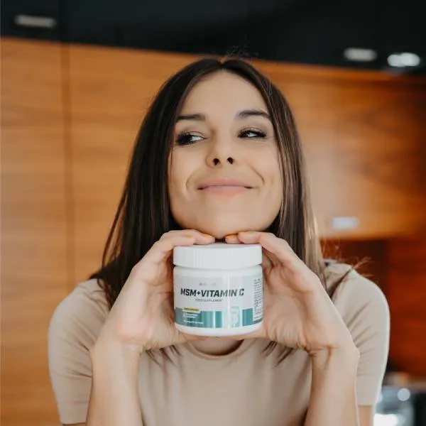 BioTechUSA MSM + Vitamin C Pulver 150 g Zitrone