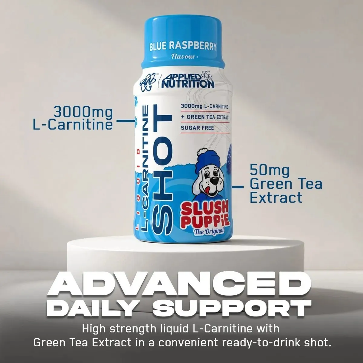 Applied Nutrition L-Carnitine Shot Blue Raspberry 60 ml 3000 mg zuckerfrei