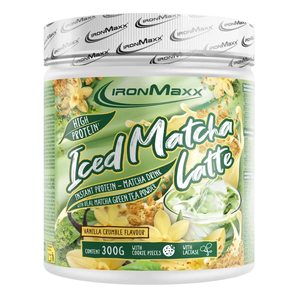 Iron Maxx Iced Matcha Latte Vanilla Crumble Proteinpulver 300g