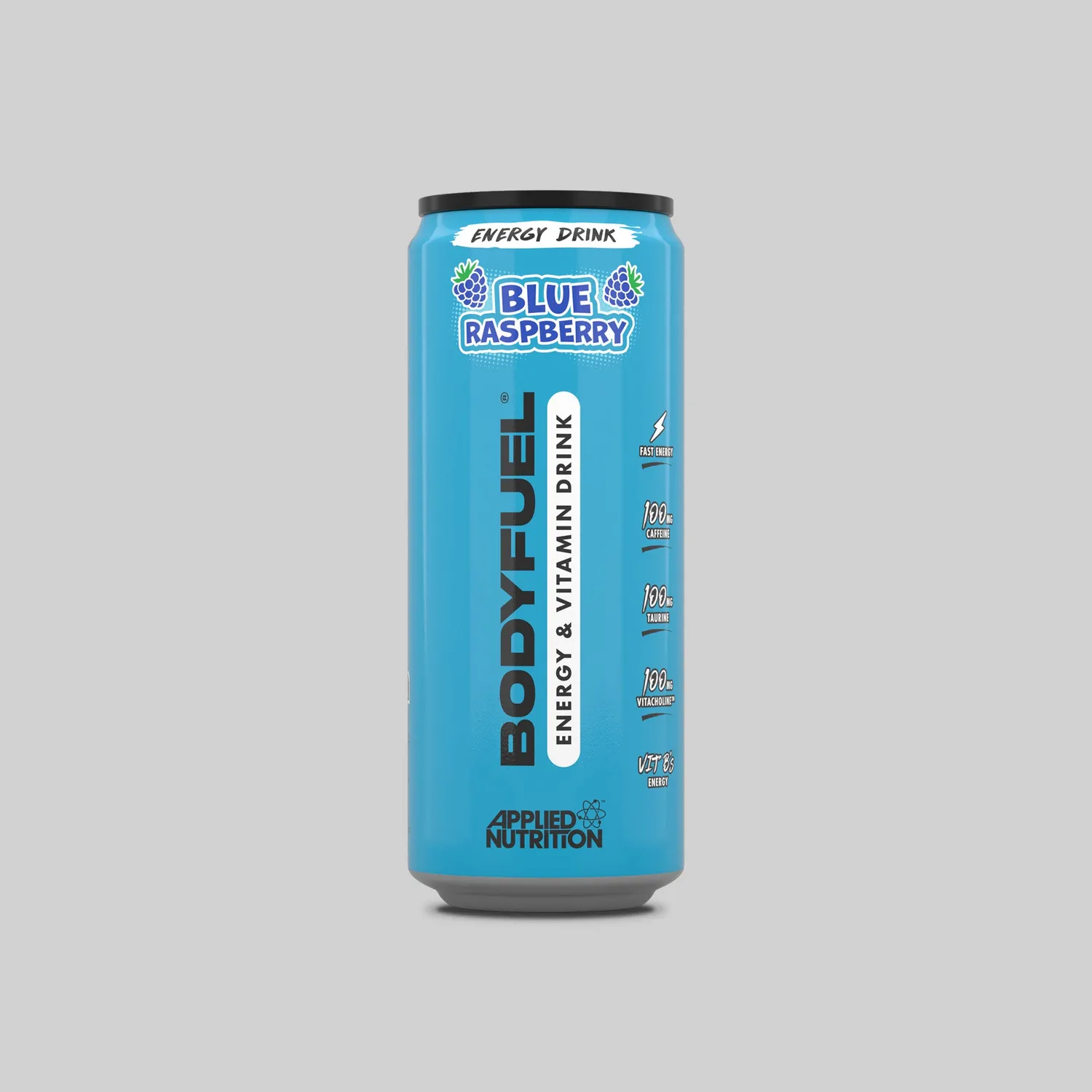 Applied Nutrition Bodyfuel Energydrink Blaue Himbeere 330ml zuckerfrei