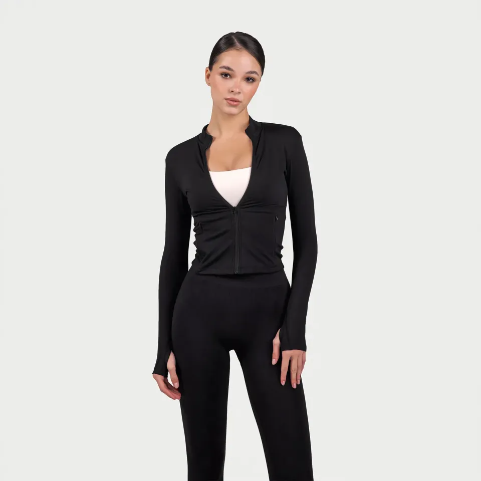 Iron Maxx MRIIÀ Soft Active Zip Up Jacket Schwarz – vielseitig