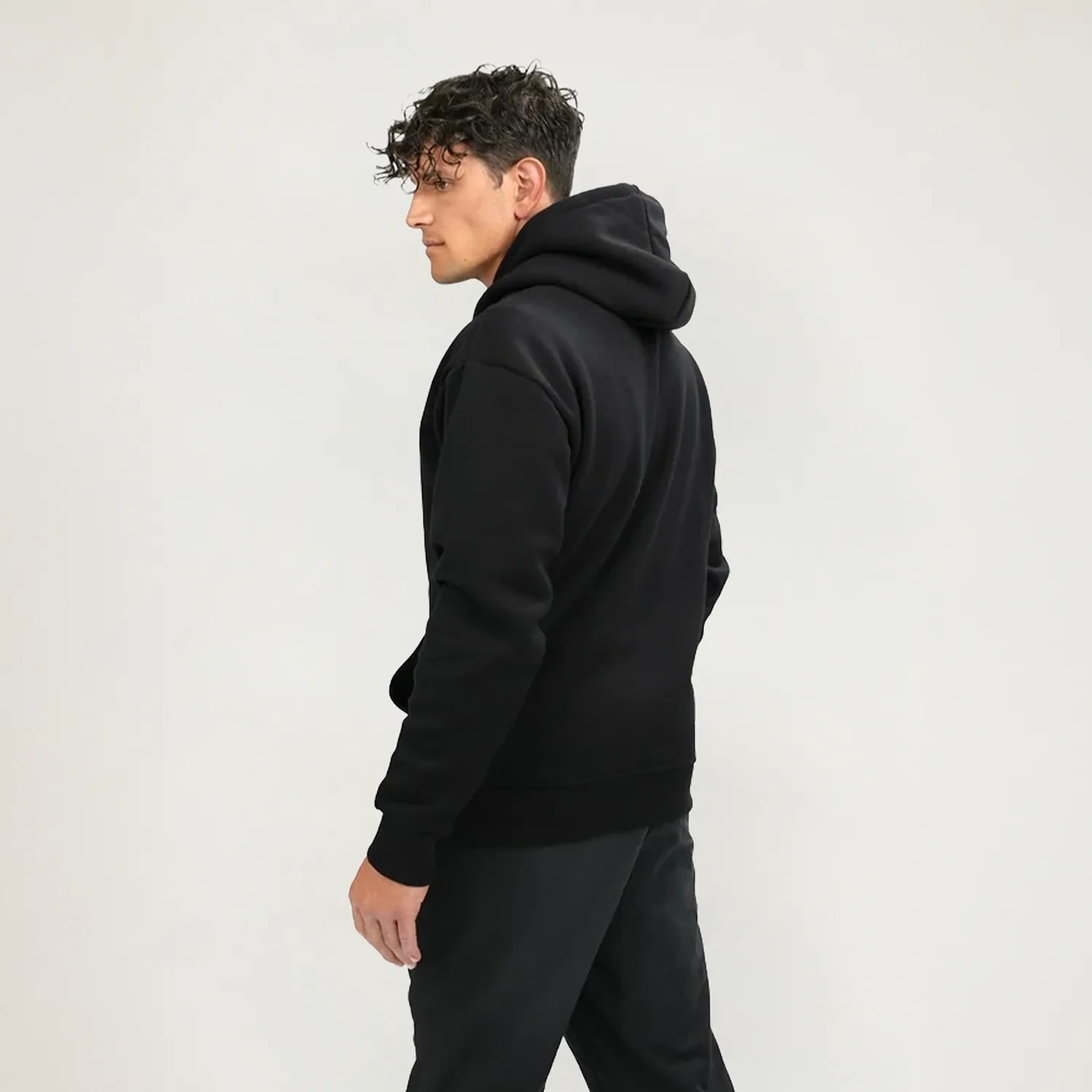 Iron Maxx Hoodie Schwarz Unisex Größe S oversized