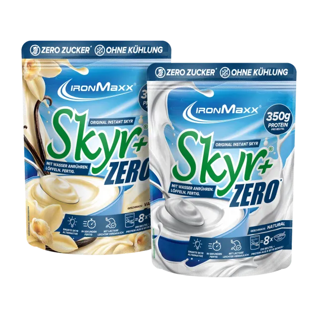 Iron Maxx Skyr Zero Duo Skyr Natur Vanille proteinreich
