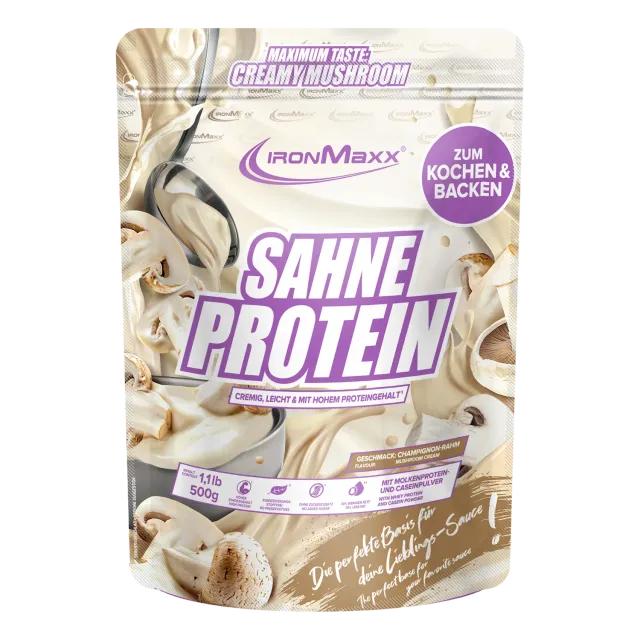 Iron Maxx Sahne Protein Pulver Champignon Rahm 500g 76% Protein