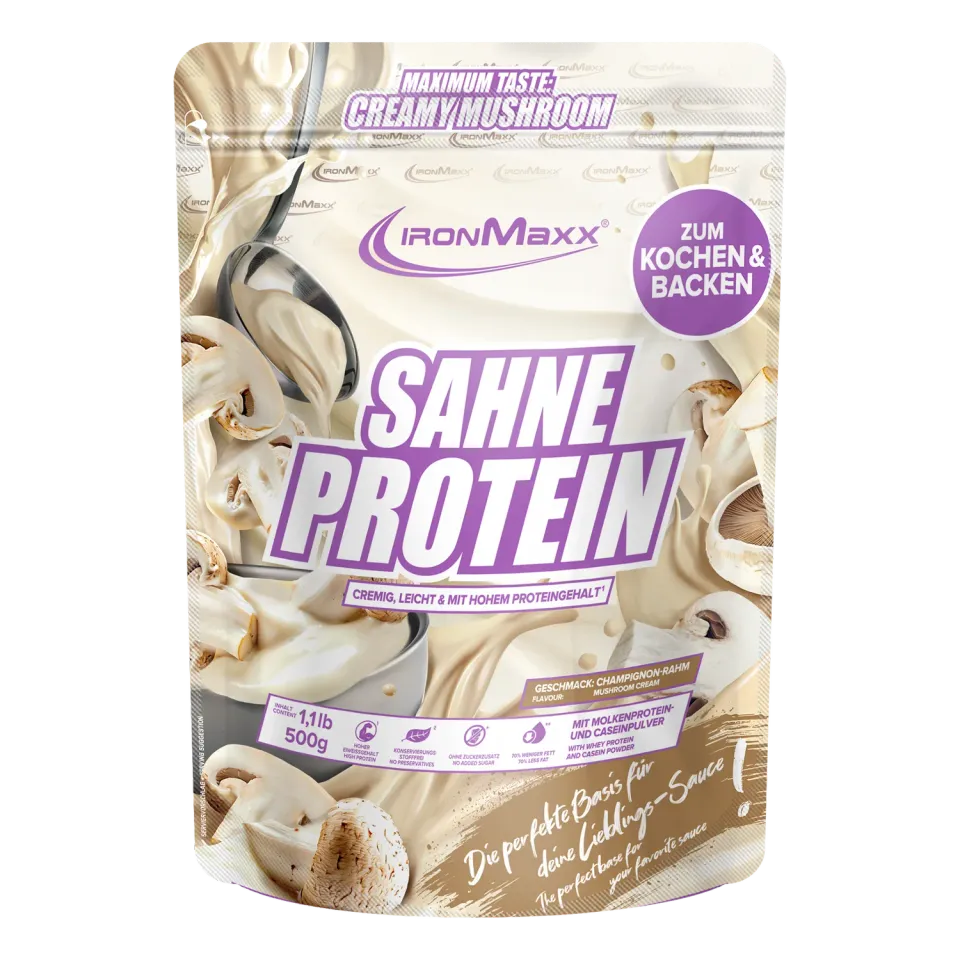 Iron Maxx Sahne Protein Pulver Champignon Rahm 500g 76% Protein