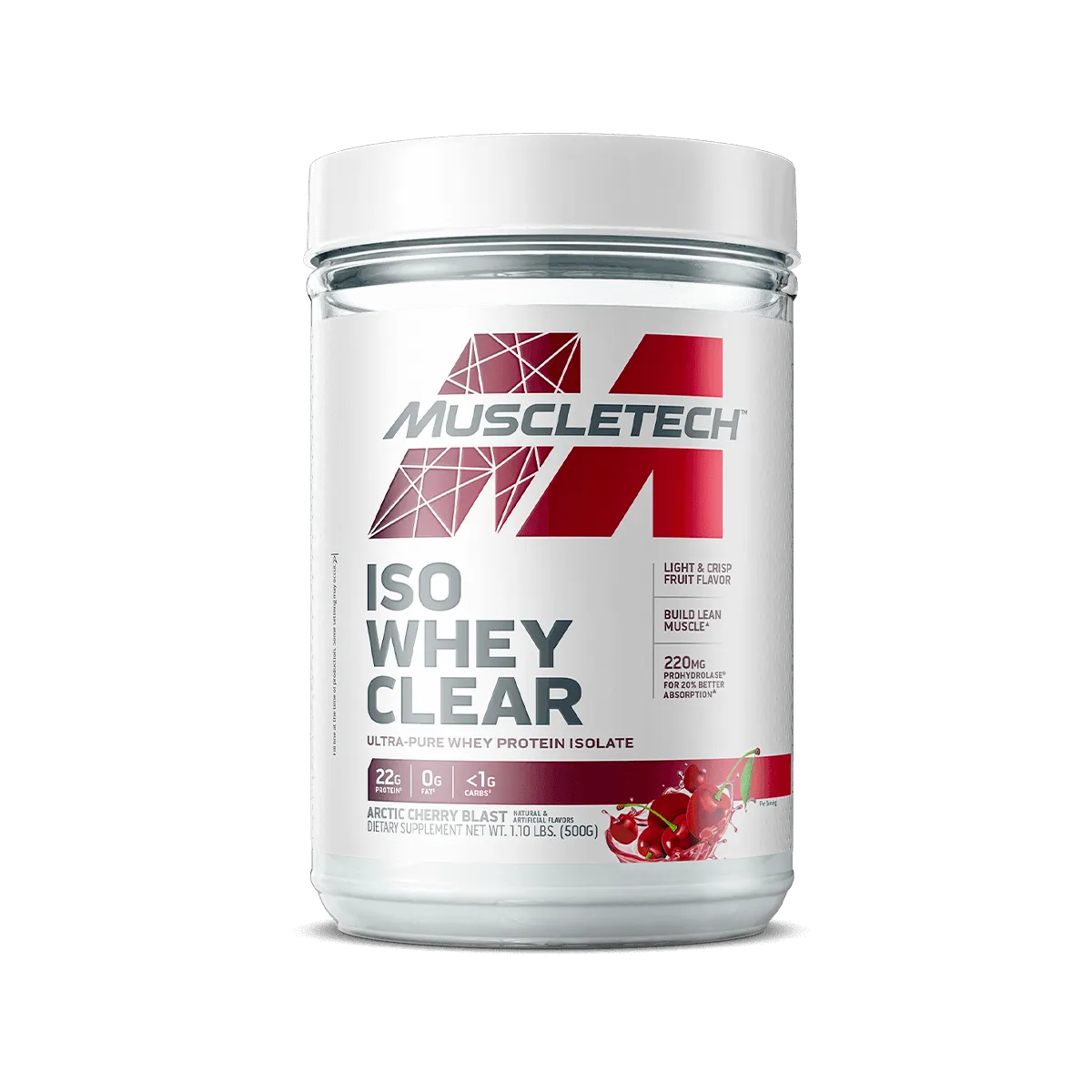 MuscleTech Iso Whey Clear Proteinpulver verschiedene Sorten leicht