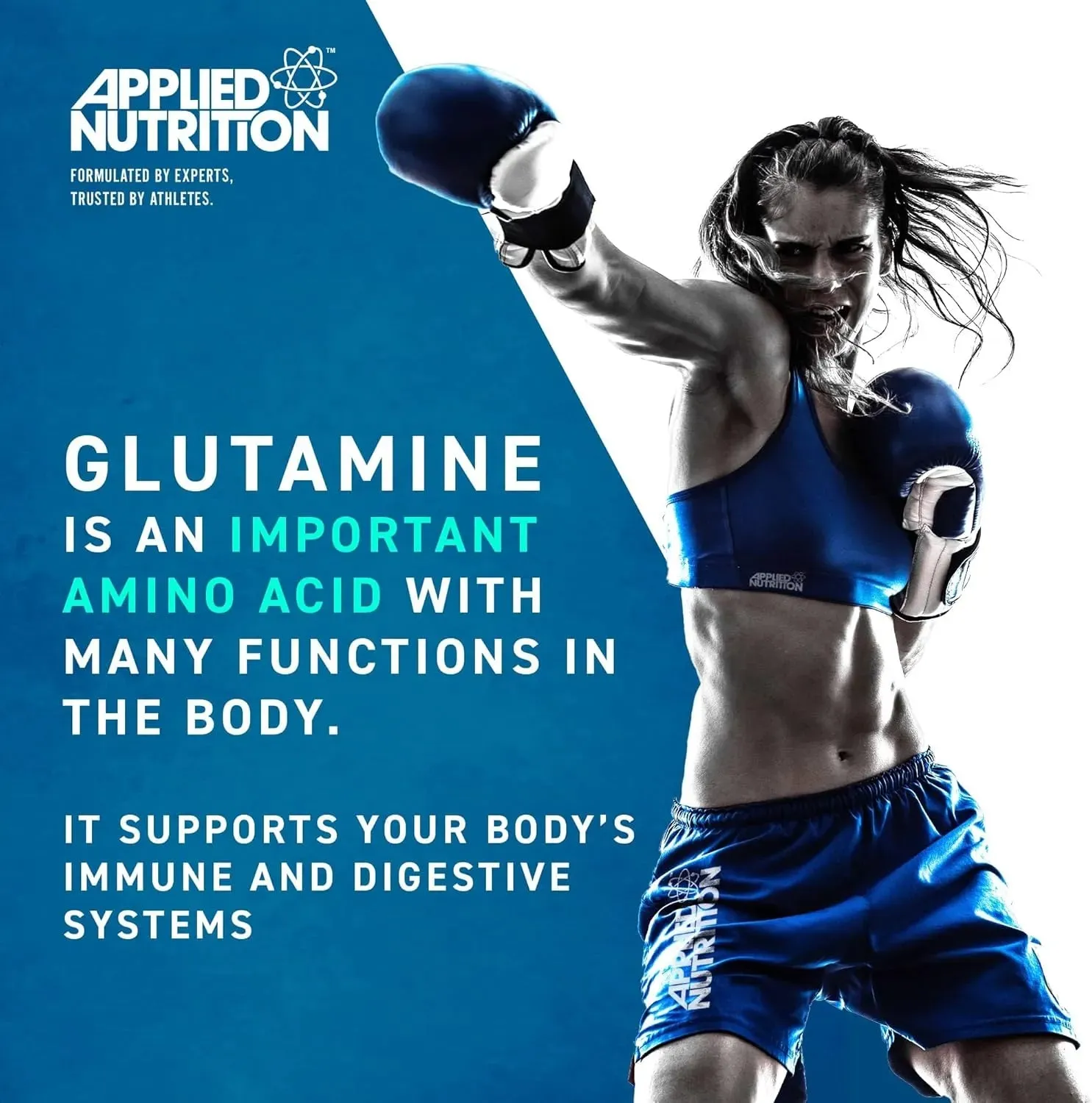 Applied Nutrition Glutamin 4K Kapseln 4 g vegan